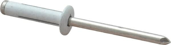 RivetKing - Size 0625 Dome Head Aluminum Tri Folding Blind Rivet - Aluminum Mandrel, 0.04" to 0.354" Grip, 0.386" Head Diam, 0.196" to 0.209" Hole Diam, 0.906" Length Under Head, 3/16" Body Diam - Benchmark Tooling