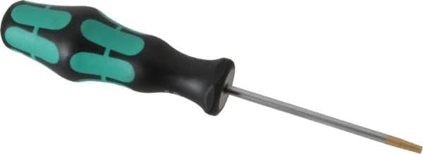 Wera - T15 Torx Driver - 3-5/32" Blade Length, 7" OAL, Ergonomic Handle - Benchmark Tooling