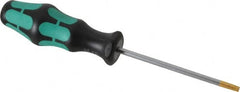 Wera - T25 Torx Driver - 3-15/16" Blade Length, 8-5/64" OAL, Ergonomic Handle - Benchmark Tooling