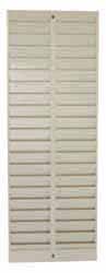 Pyramid - Time Cards & Time Clock Accessories Type: 40 Pocket Badge Rack For Use With: General Offices or Factories - Benchmark Tooling