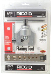 Ridgid - 3/16 to 5/8" Pipe Capacity, Flaring Tools & Tube Expanders - Benchmark Tooling