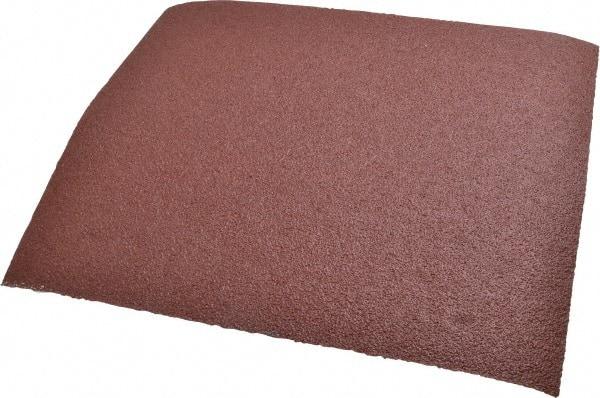 3M - 40 Grit, Aluminum Oxide Sanding Sheet - 11" Long x 9" Wide, Coarse Grade, X Weighted Cloth Backing - Benchmark Tooling