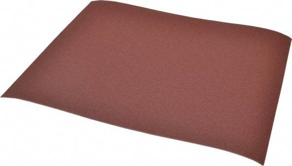 3M - 120 Grit, Aluminum Oxide Sanding Sheet - 11" Long x 9" Wide, Fine Grade, J Weighted Cloth Backing - Benchmark Tooling