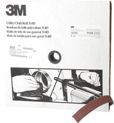 3M - 1" x 50 Yd 50 Grit Aluminum Oxide Cloth Roll - Coarse Grade, X Weighted Backing - Benchmark Tooling