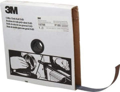 3M - 1" x 50 Yd 180 Grit Aluminum Oxide Cloth Roll - Very Fine Grade, J Weighted Backing - Benchmark Tooling