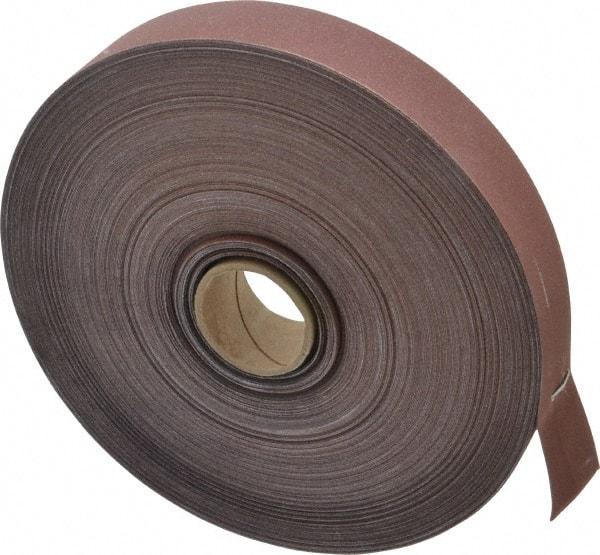 3M - 1" x 50 Yd 320 Grit Aluminum Oxide Cloth Roll - Extra Fine Grade, J Weighted Backing - Benchmark Tooling