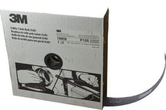 3M - 1-1/2" x 50 Yd 150 Grit Aluminum Oxide Cloth Roll - Very Fine Grade, J Weighted Backing - Benchmark Tooling