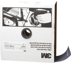3M - 1-1/2" x 50 Yd 180 Grit Aluminum Oxide Cloth Roll - Very Fine Grade, J Weighted Backing - Benchmark Tooling