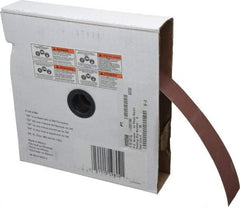 3M - 1-1/2" x 50 Yd 400 Grit Aluminum Oxide Cloth Roll - Extra Fine Grade, J Weighted Backing - Benchmark Tooling