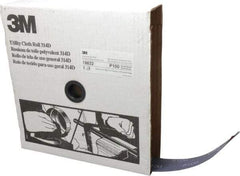 3M - 2" x 50 Yd 100 Grit Aluminum Oxide Cloth Roll - Fine Grade, J Weighted Backing - Benchmark Tooling