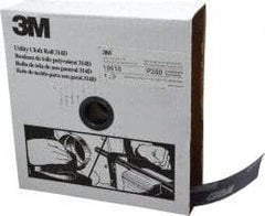 3M - 2" x 50 Yd 280 Grit Aluminum Oxide Cloth Roll - Extra Fine Grade, J Weighted Backing - Benchmark Tooling