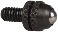 SPI - #4-48, 0.0780" Ball Diam, Steel Contact Point - 1" Contact Point Length, Use with 13-190-4 Dial Depth Gage - Benchmark Tooling