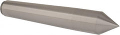 Riten - 1-3/4" Head Diam, Hardened Tool Steel Standard Point Solid Dead Center - Jarno 14 Taper, 1-3/4" Point Diam, 3" Point Length, 10-1/2" OAL - Benchmark Tooling