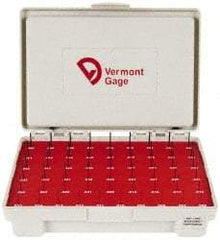 Vermont Gage - 55 Piece, 0.006-0.06 Inch Diameter Plug and Pin Gage Set - Minus 0.0002 Inch Tolerance, Class ZZ - Benchmark Tooling