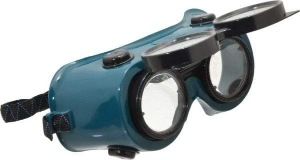 PRO-SAFE - Size Universal, Green Welding Goggles - Green Frame - Benchmark Tooling