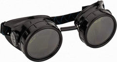 PRO-SAFE - Size Universal, Green Welding Goggles - Black Frame - Benchmark Tooling