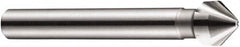 DORMER - 10mm Shank Diam, 3 Flute 90° High Speed Steel Countersink - Benchmark Tooling