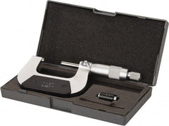 Value Collection - 1 to 2" Range, 0.001" Graduation, Mechanical Outside Micrometer - Ratchet Stop Thimble - Benchmark Tooling