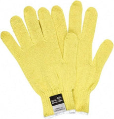MCR Safety - Size S, ANSI Cut Lvl A2, Cut Resistant Gloves - Yellow - Benchmark Tooling