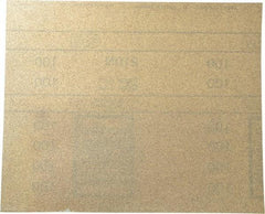 3M - 100 Grit, Aluminum Oxide Sanding Sheet - 11" Long x 9" Wide, Fine Grade, A Weighted Paper Backing - Benchmark Tooling