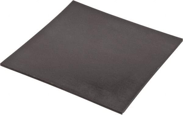 Made in USA - 12" Long, 12" Wide, 1/4" Thick, Neoprene Rubber Foam Sheet - 35 to 45 Durometer, Black, -20 to 220°F, 800 psi Tensile Strength, Stock Length - Benchmark Tooling