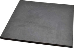 Made in USA - 12" Long, 12" Wide, 1/2" Thick, Neoprene Rubber Foam Sheet - 35 to 45 Durometer, Black, -20 to 220°F, 800 psi Tensile Strength, Stock Length - Benchmark Tooling