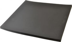 Made in USA - 12" Long, 12" Wide, 1/2" Thick, Neoprene Rubber Foam Sheet - 50 to 60 Durometer, Black, -20 to 220°F, 900 psi Tensile Strength, Stock Length - Benchmark Tooling