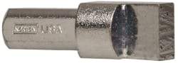 Norton - 2A-E, 7/16" Shank Diam Multi-Point Diamond Dresser - 1/2" Long x 3/8" Thick Head - Benchmark Tooling