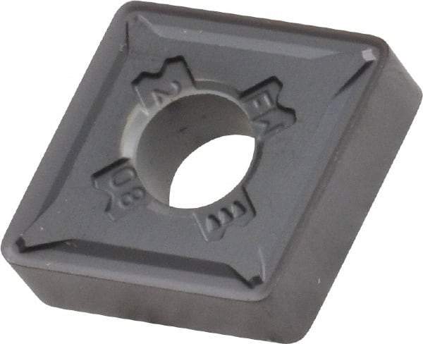 Kennametal - CNMG432 FW Grade KC5010 Carbide Turning Insert - TiAlN Finish, 80° Diamond, 1/2" Inscr Circle, 3/16" Thick, 1/32" Corner Radius - Benchmark Tooling