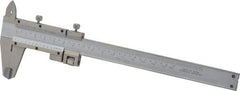 Value Collection - 0 to 6" Stainless Steel Vernier Caliper - 0.05mm Graduation, 1.5748" Jaw Depth, 0.0012" Accuracy, Includes Depth, Inside Diameter, Outside Diameter, Step - Benchmark Tooling