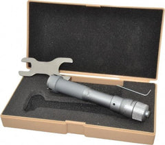 Mitutoyo - 1 to 1.2", Mechanical Inside Hole Micrometer - 0.0002" Graduation, 0.00015" Accuracy, Ratchet Stop Thimble - Benchmark Tooling