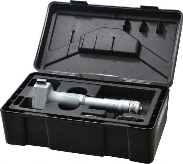 Mitutoyo - 2-1/2 to 3", Mechanical Inside Hole Micrometer - 0.0002" Graduation, 0.00015" Accuracy, Ratchet Stop Thimble - Benchmark Tooling