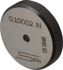 SPI - 0.1" Inside x 0.98" Outside Diameter, 0.28" Thick, Setting Ring - Accurate to 0.00006", Silver - Benchmark Tooling