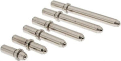 Value Collection - 6 Piece, 6 to 10 Inch Measurement Range, Bore Gage Anvil Set - For Use with Dial Bore Gages - Benchmark Tooling