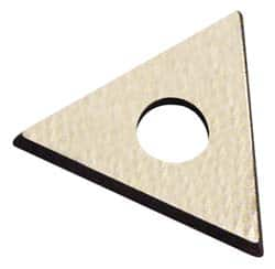 Hyde Tools - Solid Carbide Triangular Stiff Scraper Replacement Blade - 5-7/8" Blade Length x 7/8" Blade Width, For 10600 - Benchmark Tooling