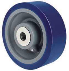 Hamilton - 8 Inch Diameter x 3 Inch Wide, Polyurethane Caster Wheel - 3,500 Lb. Capacity, 3-1/4 Inch Hub Length, 1 Inch Axle Diameter, Precision Tapered Roller Bearing - Benchmark Tooling