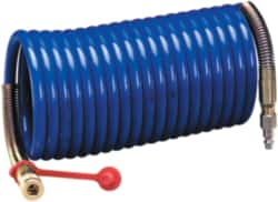 3M - 100 Ft. Long, High Pressure Coiled SAR Supply Hose - 3/8 Inch Inside Diameter, Compatible with 3M High Pressure Compressed Air System - Benchmark Tooling