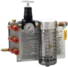 3M - 50 CFM Panel Mount SAR Filter & Regulator Panel - 3 Respirator Outlets - Benchmark Tooling