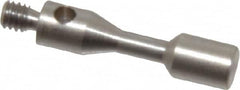 SPI - 3 mm Ball Diameter, M2 Thread, Steel Point Disc Tip CMM Stylus - 13 mm Overall Length - Benchmark Tooling