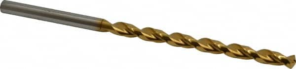 Cleveland - 19/64" 135° Parabolic Flute Cobalt Taper Length Drill Bit - Benchmark Tooling