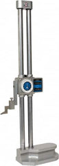 Mitutoyo - 18" Dial Height Gage - 0.001" Graduation, Accurate to 0.002", Dial and Counter Display - Benchmark Tooling