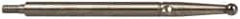 Compac - 2mm Ball Diam, Carbide, Ball Test Indicator Contact Point - 1.44" Contact Point Length, Use with Brown & Sharpe Dial Test Indicators - Benchmark Tooling