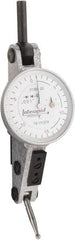 INTERAPID - 0.06 Inch Range, 0.001 Inch Dial Graduation, Horizontal Dial Test Indicator - 1.2 Inch White Dial, 0-15-0 Dial Reading - Benchmark Tooling