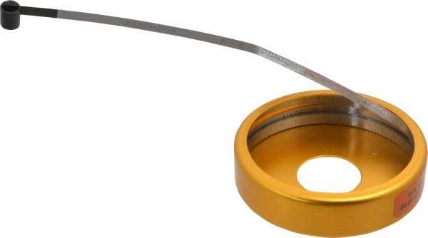 Made in USA - 0.001 Inch Graduation, 2 to 24 Inch Measurement, Spring Steel Diameter Tape Measure - 1/2 Inch Wide, 0.01 Inch Thick - Benchmark Tooling