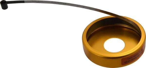 Made in USA - 0.001 Inch Graduation, 24 to 48 Inch Measurement, Spring Steel Diameter Tape Measure - 1/2 Inch Wide, 0.01 Inch Thick - Benchmark Tooling
