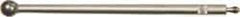 SPI - 0.032" Ball Diam, Carbide, Ball Test Indicator Contact Point - 5/8" Contact Point Length, Use with Starrett Test Indicators - Benchmark Tooling