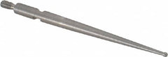 SPI - 0.04" Ball Diam, Steel, Ball Test Indicator Contact Point - 1-1/2" Contact Point Length, Use with Mitutoyo Test Indicators - Benchmark Tooling