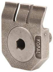 Mitee-Bite - 2-1/2mm Clamping Height, 880 Lb Clamping Pressure, Standard Height Swivel Stop Positioning Stop - 2-1/2mm Jaw Height, Spring Steel, Series Mitee-Bite Kopal Mini Clamps - Benchmark Tooling