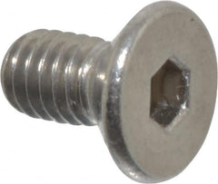 Value Collection - M4x0.70 Metric Coarse Hex Socket Drive, 90° Flat Screw - Grade 18-8 & Austenitic A2 Stainless Steel, Uncoated, Fully Threaded, 8mm OAL - Benchmark Tooling