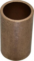 Boston Gear - 1-1/4" Inside x 1-1/2" Outside Diam, Oil Impregnated Bronze SAE-841 Sleeve Bearing - 2-1/2" OAL - Benchmark Tooling